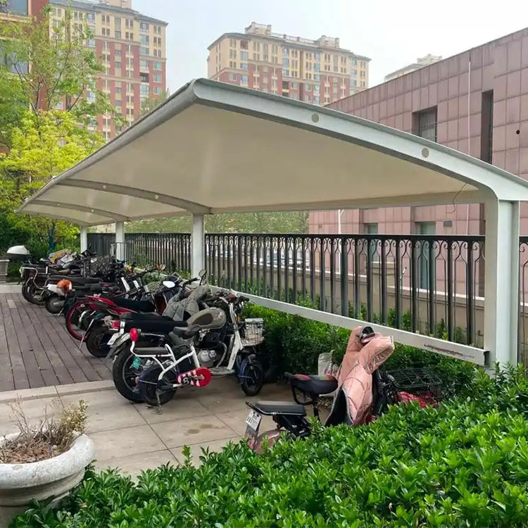 溆浦县膜结构电动车棚